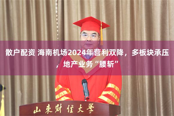散户配资 海南机场2024年营利双降，多板块承压，地产业务“腰斩”