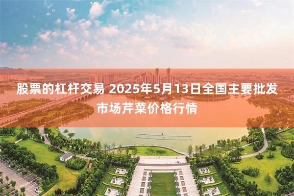 股票的杠杆交易 2025年5月13日全国主要批发市场芹菜价格行情